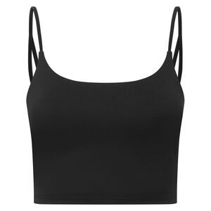 TriDri Womens/Ladies Recycled Sports Bra / Black